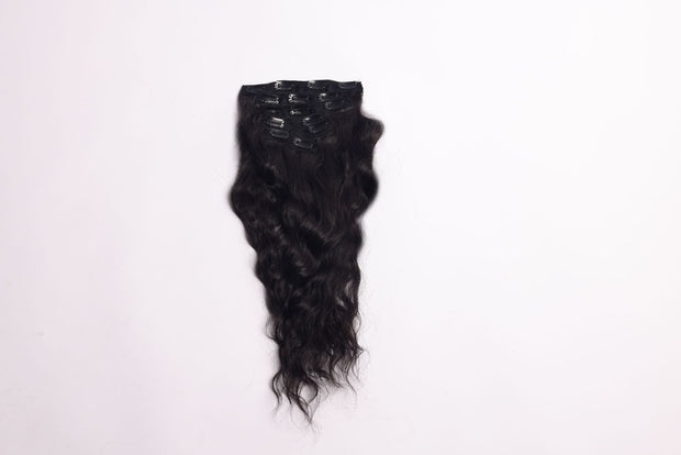 Raw Cambodian Wavy Clip-ins